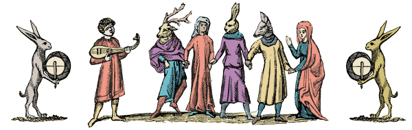 Dancers and hares for 12th Night