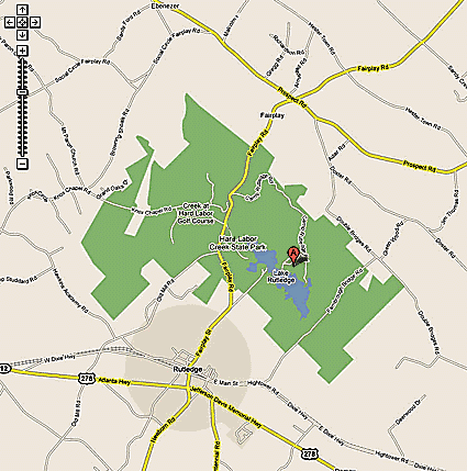 Click on image for navigable map to site.