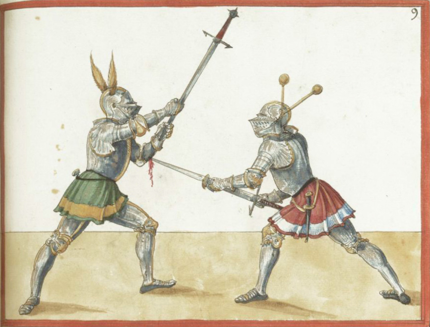 Mairs armored fencing fighters